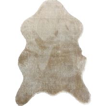 Balat Halı Kalın Kahverengi Peluş Post Halı 80x120