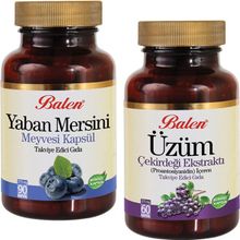 Balen Antioksidan 2'li Yaban Mersini , Üzüm Çekirdeği Kapsül