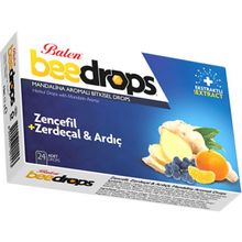 Balen Beedrops Zencefil Zerdeçal Ardıç Mandalina Aromalı 24 Pastil