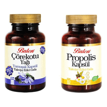 Balen Çörek Otu Yağı 1380 mg 80 Kapsül + Propolis 670 mg 80 Kapsül