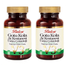 Balen Gotu Kola At Kestanesi Üzüm Çekirdeği 2x60 Kapsül