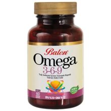 Balen Omega 3-6-9 Yağ Asitleri 60 Kapsül Balık Yağı