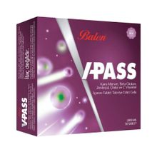 Balen V-Pass 1000 mg Kara Mürver 30 Tablet