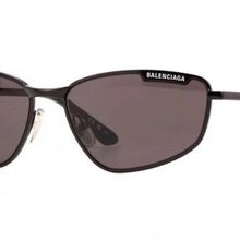 Balenciaga BB 0277S 001 60 Erkek Siyah Metal Güneş Gözlüğü