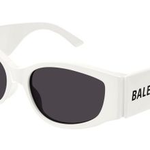 Balenciaga BB0258S 003 58 Beyaz Kadın Güneş Gözlüğü