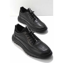 Bambi E01759091003 Siyah Leather Erkek Casual Ayakkabı