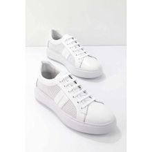 Bambi E01901537903 Beyaz Leather Erkek Sneaker