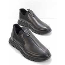 Bambi E01958156843 Siyah Napa Leather Erkek Casual Ayakkabı