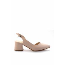 Bambi K01471060209 Bej Kadın Klasik Topuklu Ayakkabı