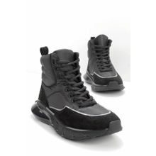 Bambi K02238020667 Siyah Paraşüt Kadın Bot