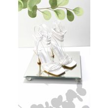 Bambi K05124011509 Beyaz Kadın Klasik Topuklu Ayakkabı