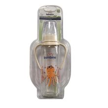 Bambino B016 225 ml Krem Silikon Kiraz Uçlu Kulplu Cam Biberon