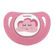 Bambino Desenli Fit 6-18 Ay Pembe Damaklı Emzik
