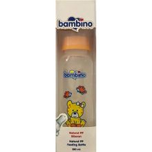 Bambino Natural Desenli Turuncu 250 ml PP Biberon