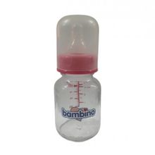 Bambino T-013 100 ml Pembe Desenli Cam Biberon