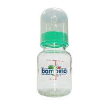 Bambino T-013 100 ml Yeşil Desenli Cam Biberon