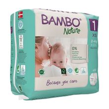 Bambo Nature No:1 XS 22 Adet Bebek Bezi