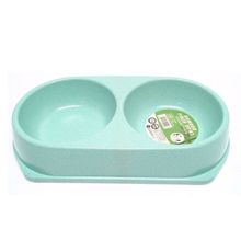 Bamboo Turkuaz 450 ML İkili Mama ve Su Kabı BO-3037Z x 2