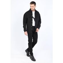 Banny Jeans Siyah Erkek Oversize Jean Gömlek