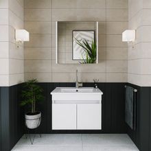 Banos Roomart Beyaz Aynalı Banyo Üst Dolabı