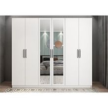Baramolife GAL1 Life 6 Kapaklı Beyaz 270 cm Gardrop