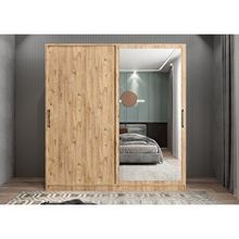 Baramolife GRK4 Kale Sürgülü Çam 180 cm Gardrop