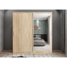 Baramolife GRL5 Life Sürgülü Meşe 160 cm Gardrop