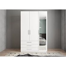 Baramolife GUL1 Life Üç Kapaklı Beyaz 135 cm Gardrop