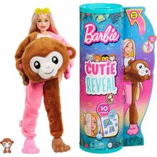 Barbie Cutie Reveal HKP-97 HKR-01 Tropikal Orman Serisi Maymun