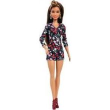 Barbie FJF38 Çiçek Desenli Elbiseli Bebek