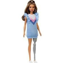 Barbie FXL54 Fashionistas Aksesuarlı Protez Bacaklı Bebek