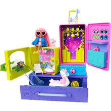 Barbie HDY 91 Extra Mini Bebekler ve Hayvan Dostlarının Seyahat Maceraları