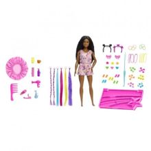 Barbie HHM39 Brooklyn Eğlenceli Saçlar Oyun Seti