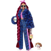 Barbie HHN09 Extra Pembe Bandanalı Oyuncak Bebek