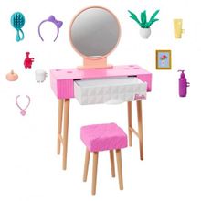 Barbie HJV32-HJV35 Barbie Ev Dekorasyonu Oyun Setleri