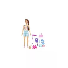 Barbie HKT91 Spa Günü Spor Aksesuarlı Model Oyuncak Bebek