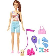 Barbie HKT91 Spa Günü Spor Aksesuarlı Model Oyuncak Bebek