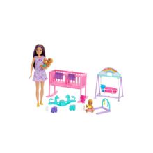 Barbie HXM99 Skipper İkiz Bebekler Bakımı Oyun Seti