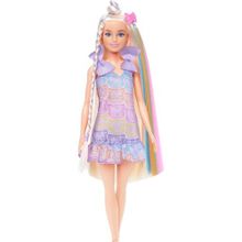 Barbie JCT72 Barbie Upuzun Muhteşem Saçlı Bebek Saç Tasarım Oyun Seti