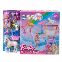 Barbie MTL-HNT67 A Touch Of Magic Pembe Chelsea ve Pegasus Oyun Seti