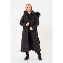 Barbora BT180S Siyah XL Günlük Kışlık Tam Boy Şişme Kadın Mont