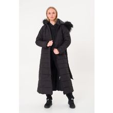 Barbora BT180S Siyah XS Günlük Kışlık Tam Boy Şişme Kadın Mont