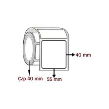 Barkodsarf Eko Termal 40x55 mm Barkod Etiket
