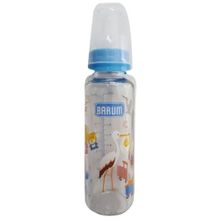 Barum Cam Leylekli Teren Desenli Mavi 250 ml Bebek Biberon