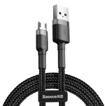 Baseus Cafule Kırmızı Micro USB 1 m 2.4 A Hızlı Şarj Halat USB Kablo