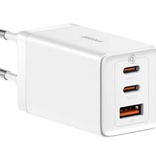 Baseus GAN5 Pro 2C+U 65 Watt Beyaz Şarj Aleti