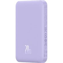 Baseus Magsafe Mini Wireless 5.000 MAH 20W Mor Taşınabilir Şarj Cihazı