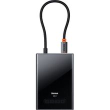 Baseus Pioneer Joy 8 in 1 Multifonksiyonal Type-C Gri Dock Station Hub