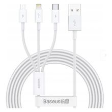 Baseus Superior Series Micro Lightning Type-C 3'lü Hızlı Veri Kablosu 3.5A 1.5 m Şarj Kablosu