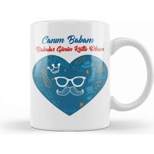 Baskı Dükkanı 056 Babalar Günü Kupa Bardak